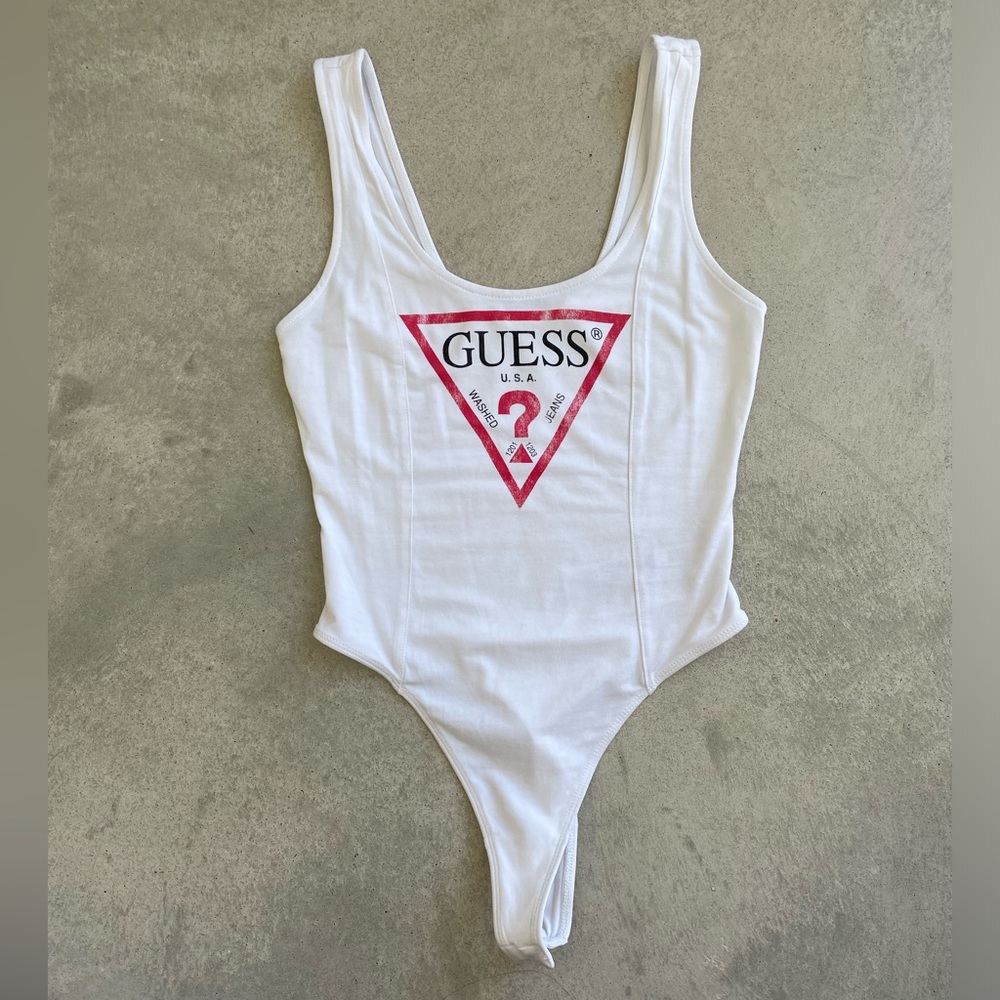 Guess white bodysuit